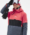 Dune W Snowboardjakke Dame Coral/Black/Metal Blue, Billede 2 af 9