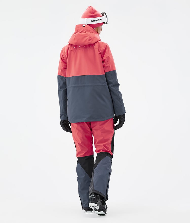 Dune W Ski Jacket Women Coral/Black/Metal Blue, Image 5 of 9