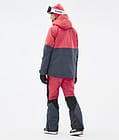 Dune W Snowboardjacke Damen Coral/Black/Metal Blue Renewed, Bild 5 von 9