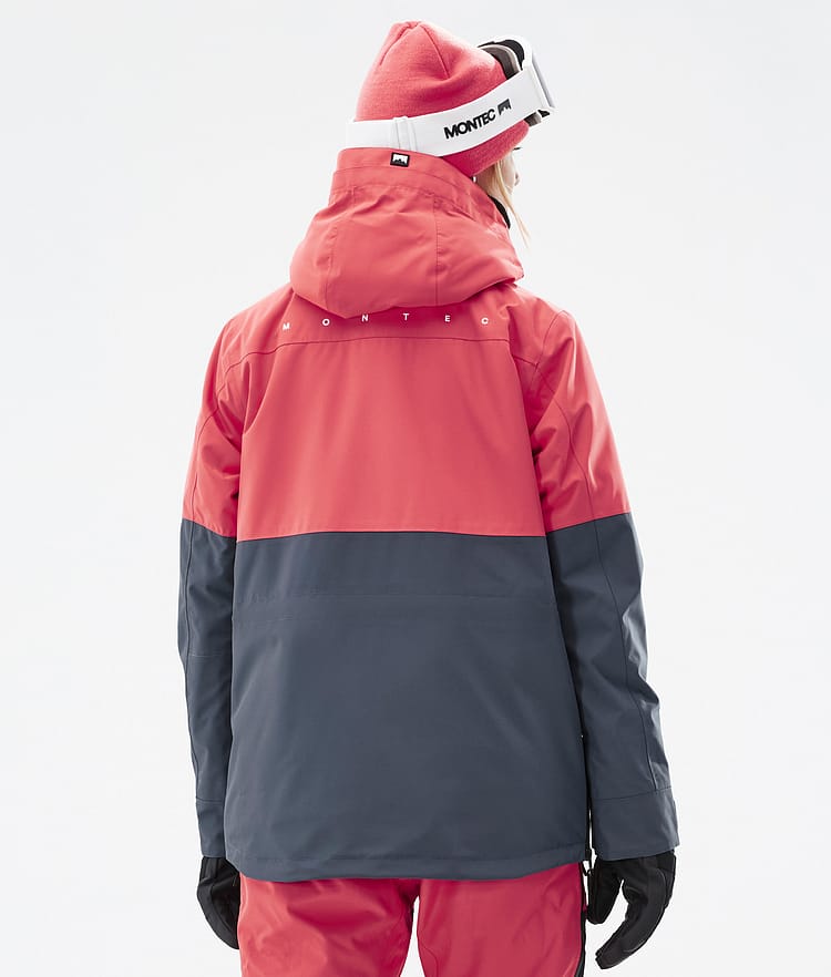 Dune W Ski Jacket Women Coral/Black/Metal Blue