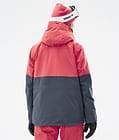 Dune W Snowboardjacke Damen Coral/Black/Metal Blue Renewed, Bild 7 von 9