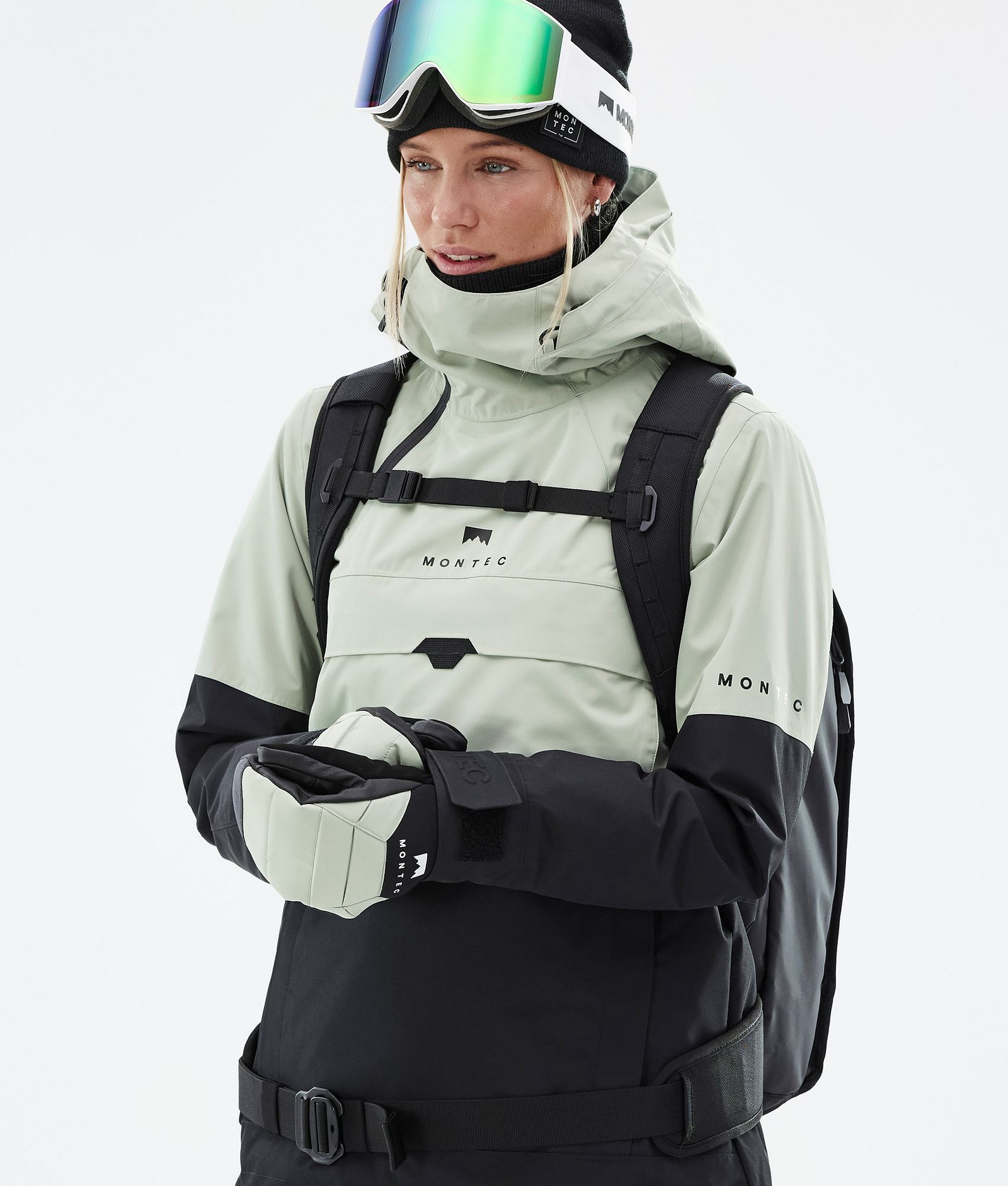 Dune W Ski Jacket Women Soft Green/Black, Image 2 of 9