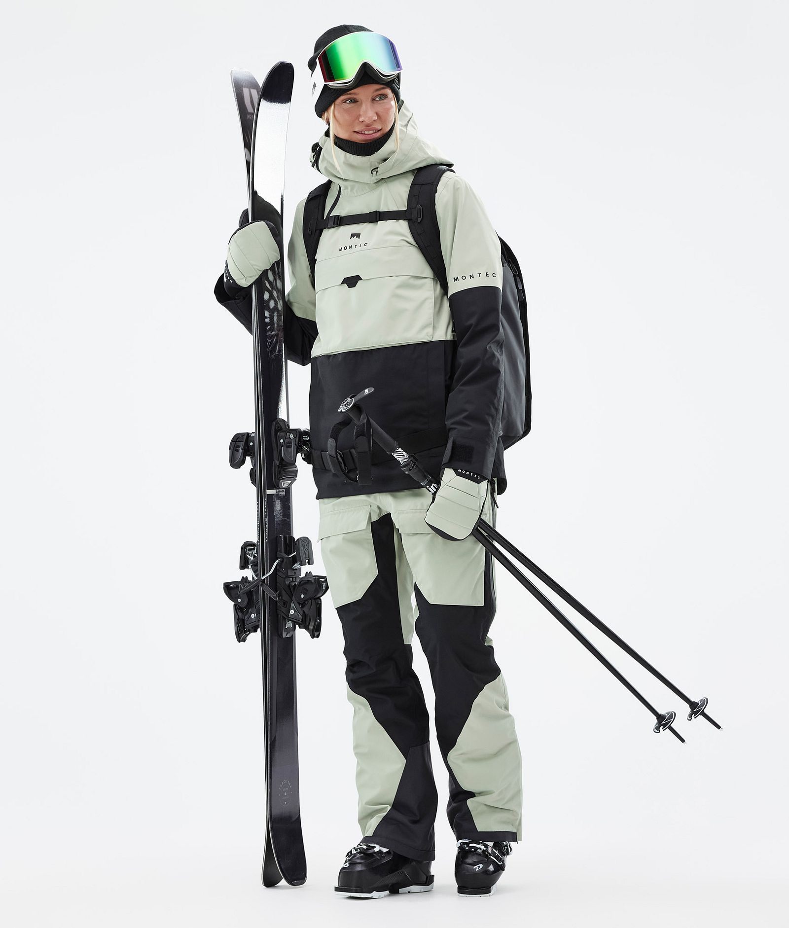 Dune W Ski Jacket Women Soft Green/Black, Image 3 of 9