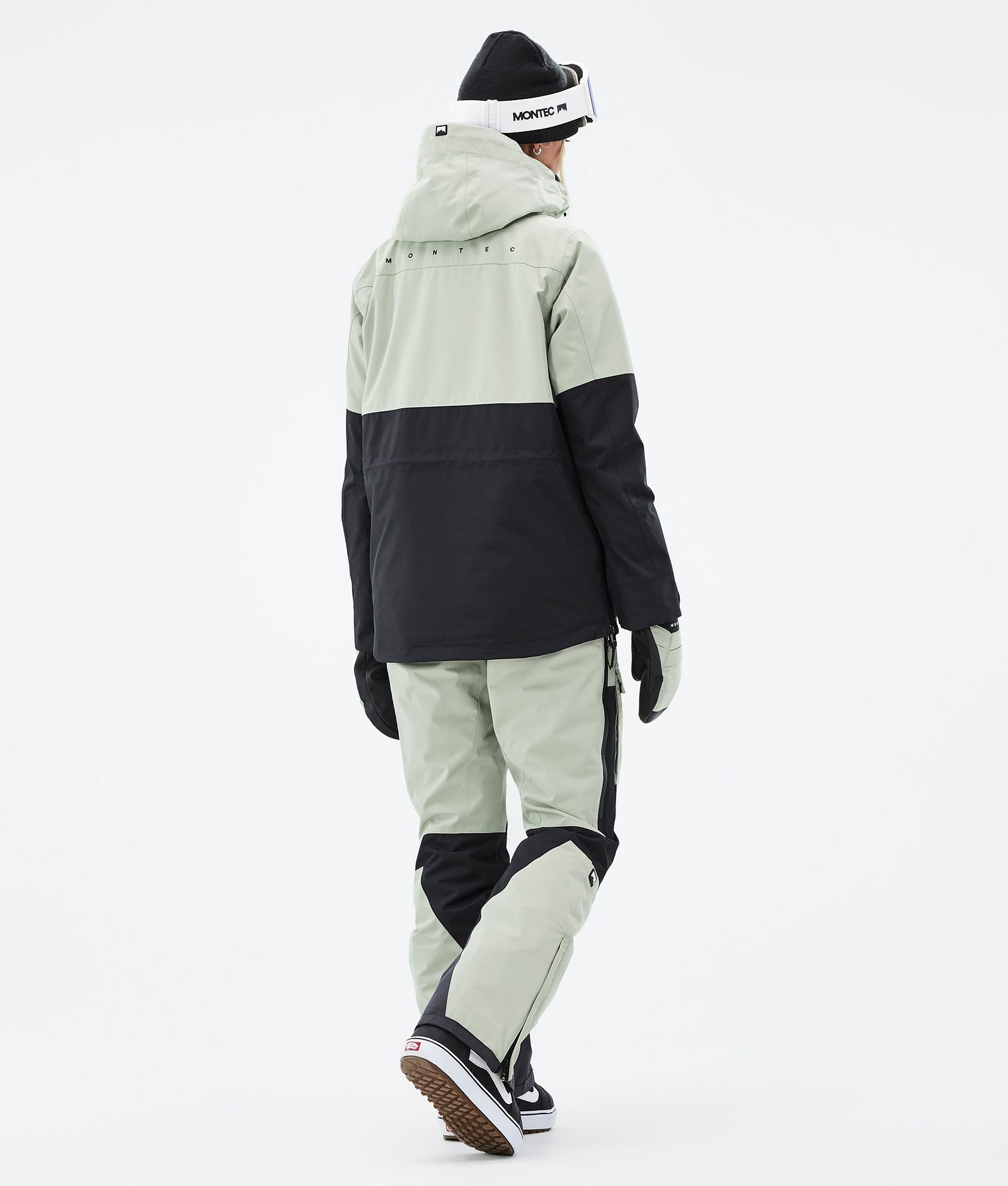 Dune W Snowboardjakke Dame Soft Green/Black, Billede 5 af 9
