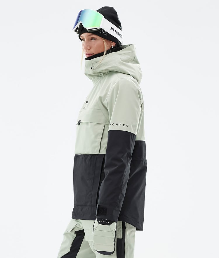 Dune W Snowboardjakke Dame Soft Green/Black