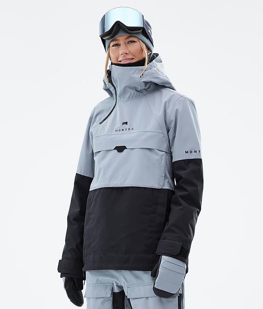 Dune W Veste de Ski Femme Soft Blue/Black