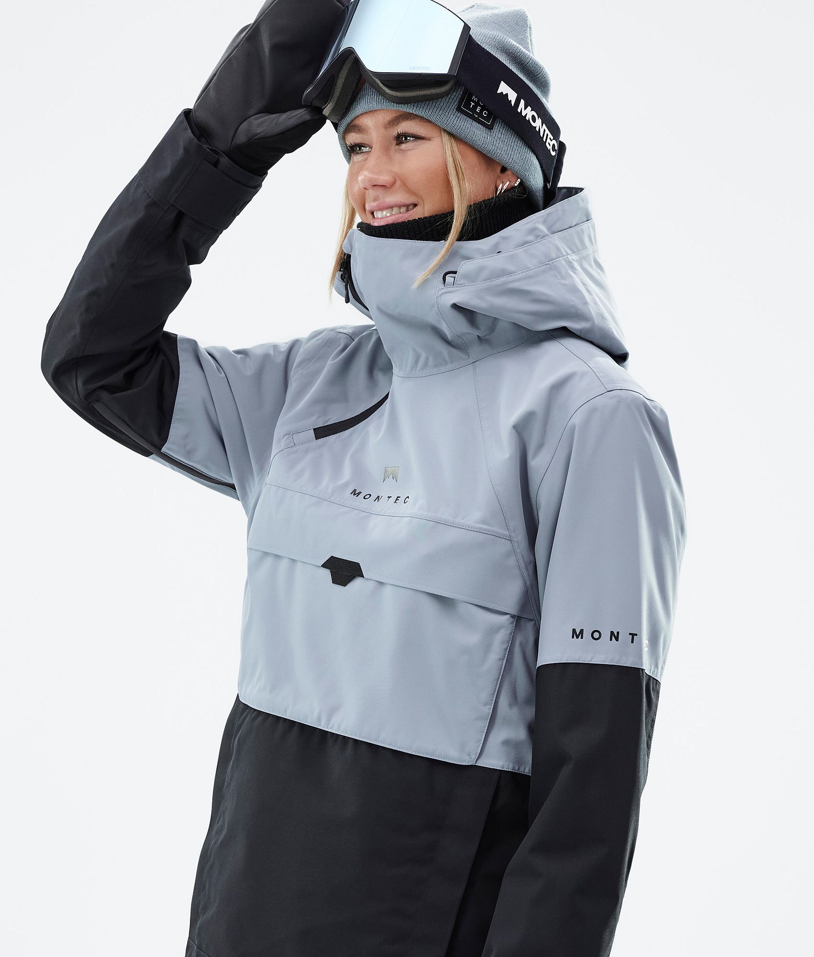 Dune W Veste Snowboard Femme Soft Blue/Black, Image 2 sur 9