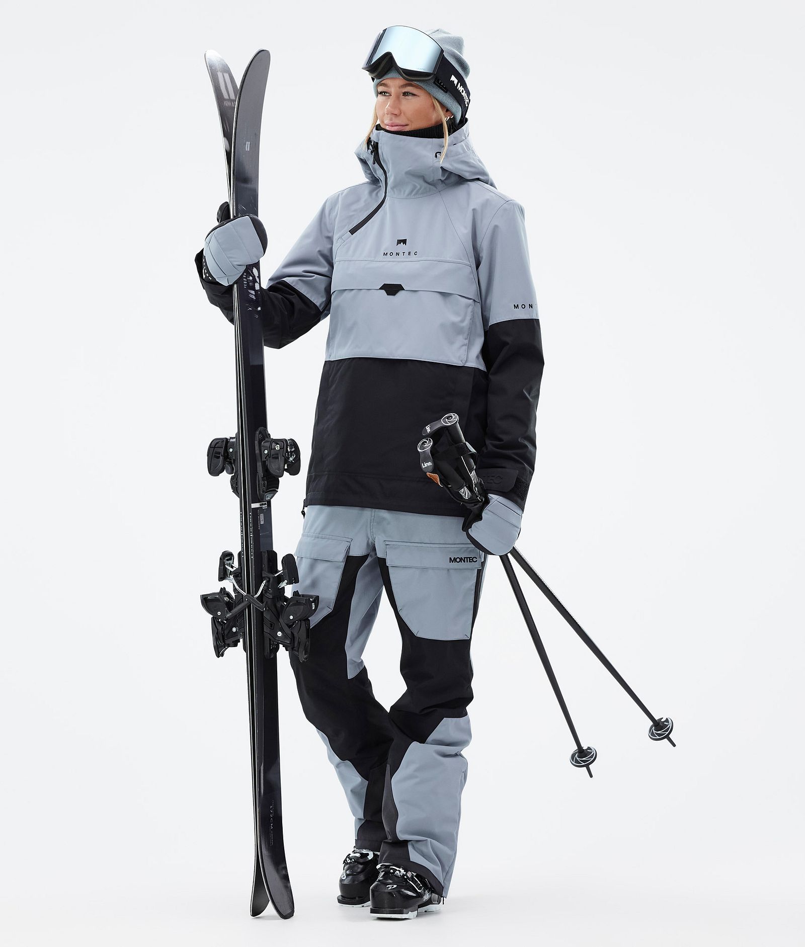Dune W Ski Jacket Women Soft Blue/Black, Image 3 of 9