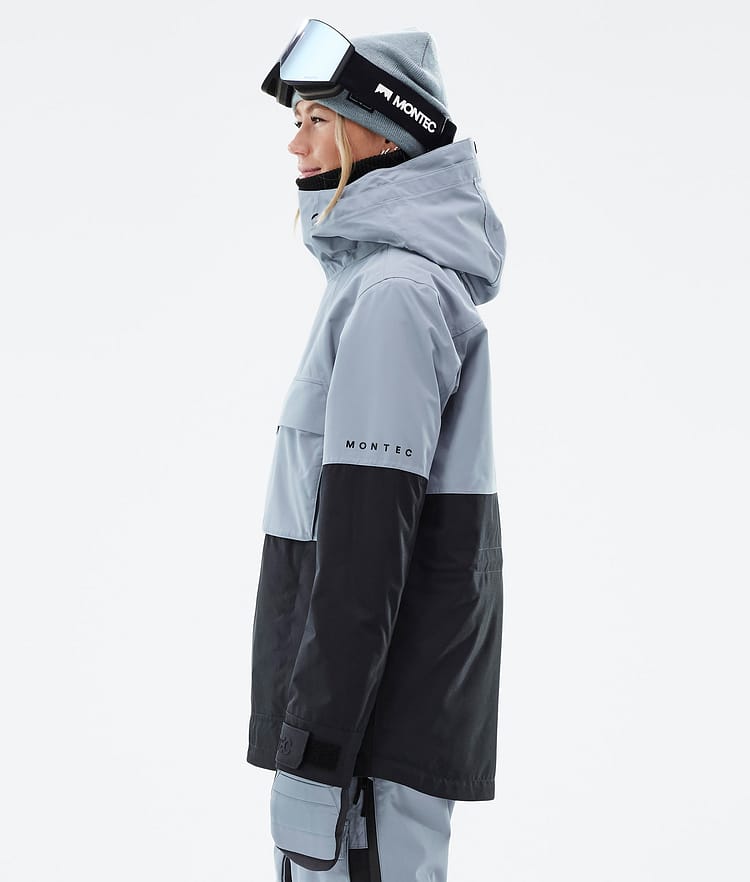 Dune W Snowboardjakke Dame Soft Blue/Black