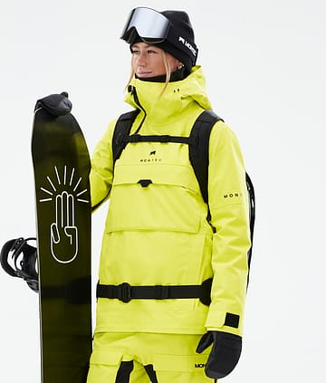 Dune W Snowboard Jacket Bright Yellow