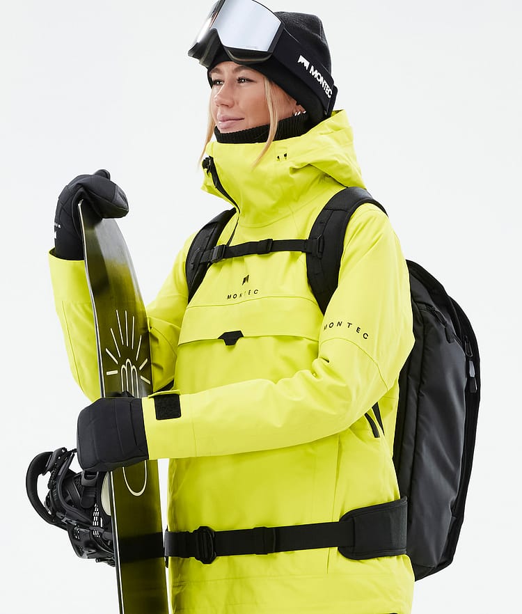 Dune W Veste Snowboard Femme Bright Yellow, Image 2 sur 9