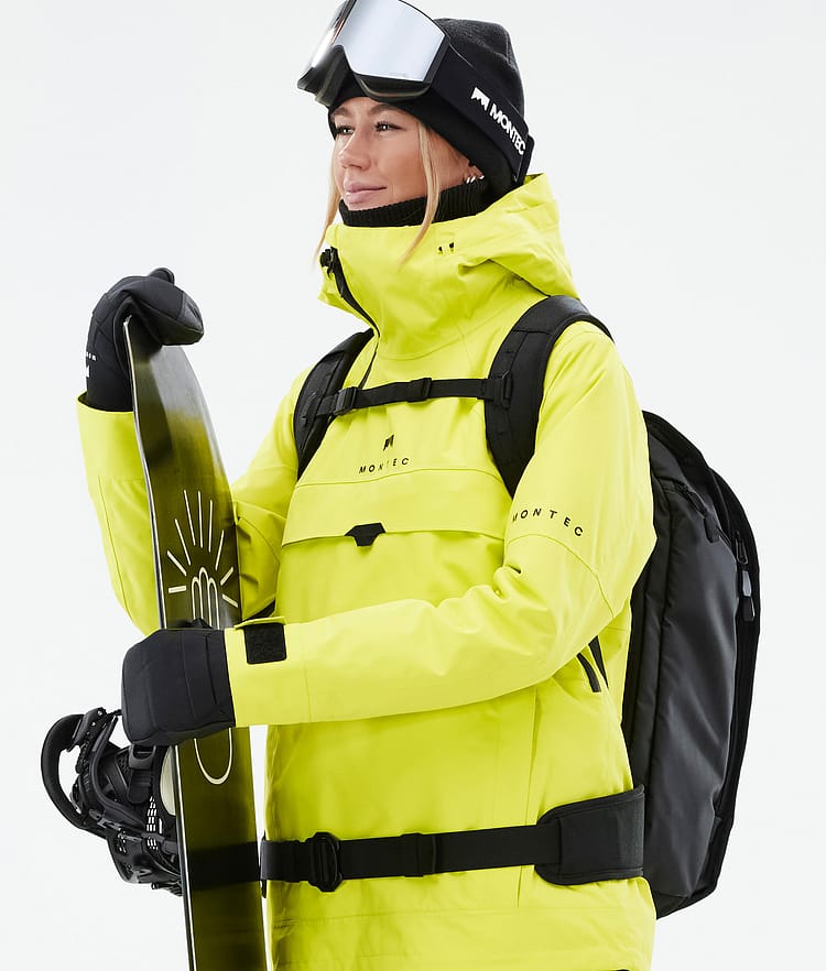 Dune W Kurtka Snowboardowa Kobiety Bright Yellow Renewed, Zdjęcie 2 z 9