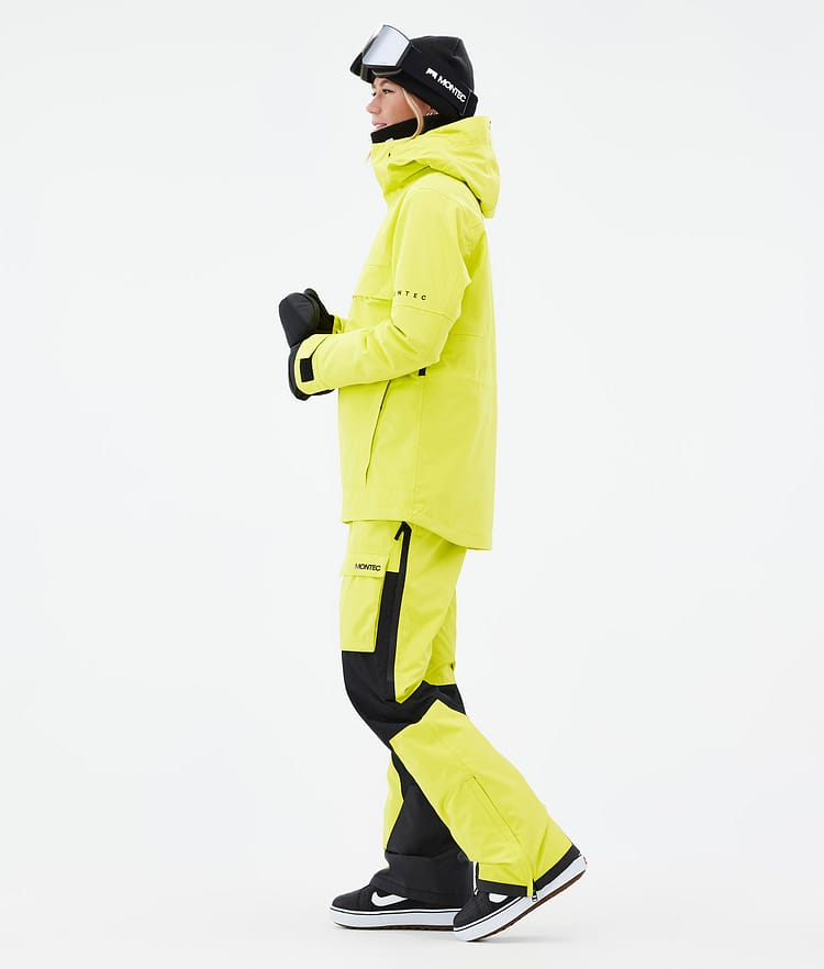 Dune W Veste Snowboard Femme Bright Yellow, Image 4 sur 9