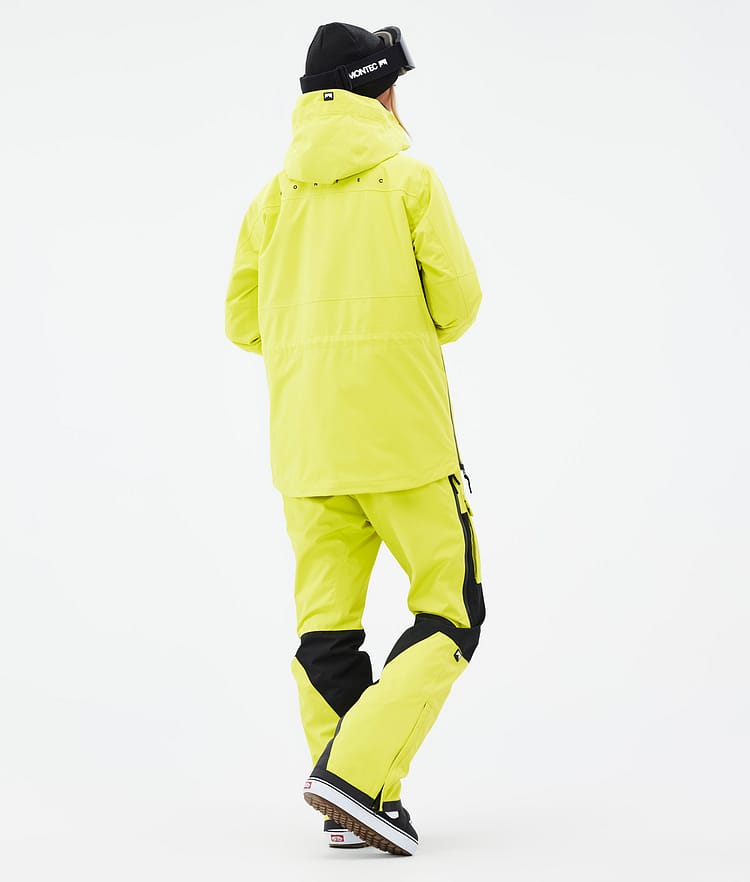 Dune W Giacca Snowboard Donna Bright Yellow Renewed, Immagine 5 di 9