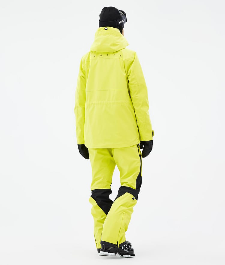 Dune W Veste de Ski Femme Bright Yellow, Image 5 sur 9