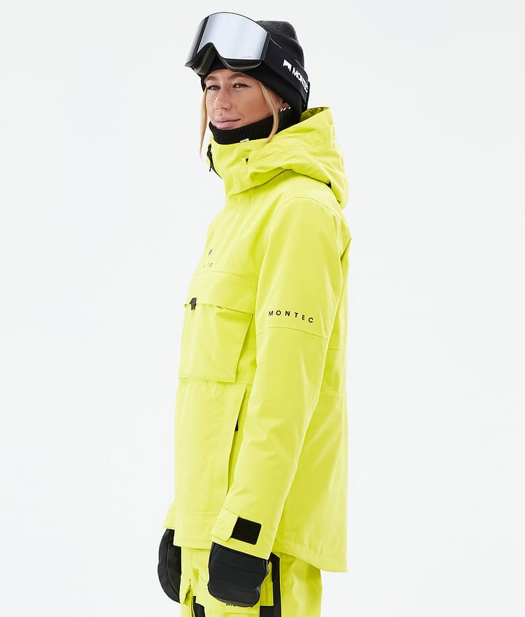Dune W Veste Snowboard Femme Bright Yellow, Image 6 sur 9