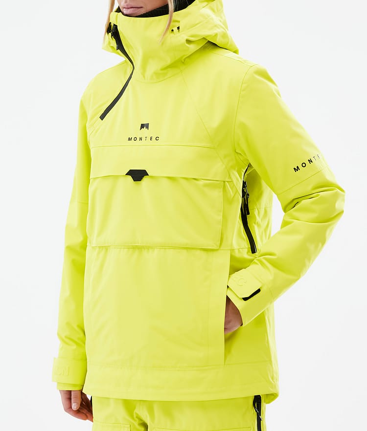 Dune W Veste de Ski Femme Bright Yellow, Image 8 sur 9