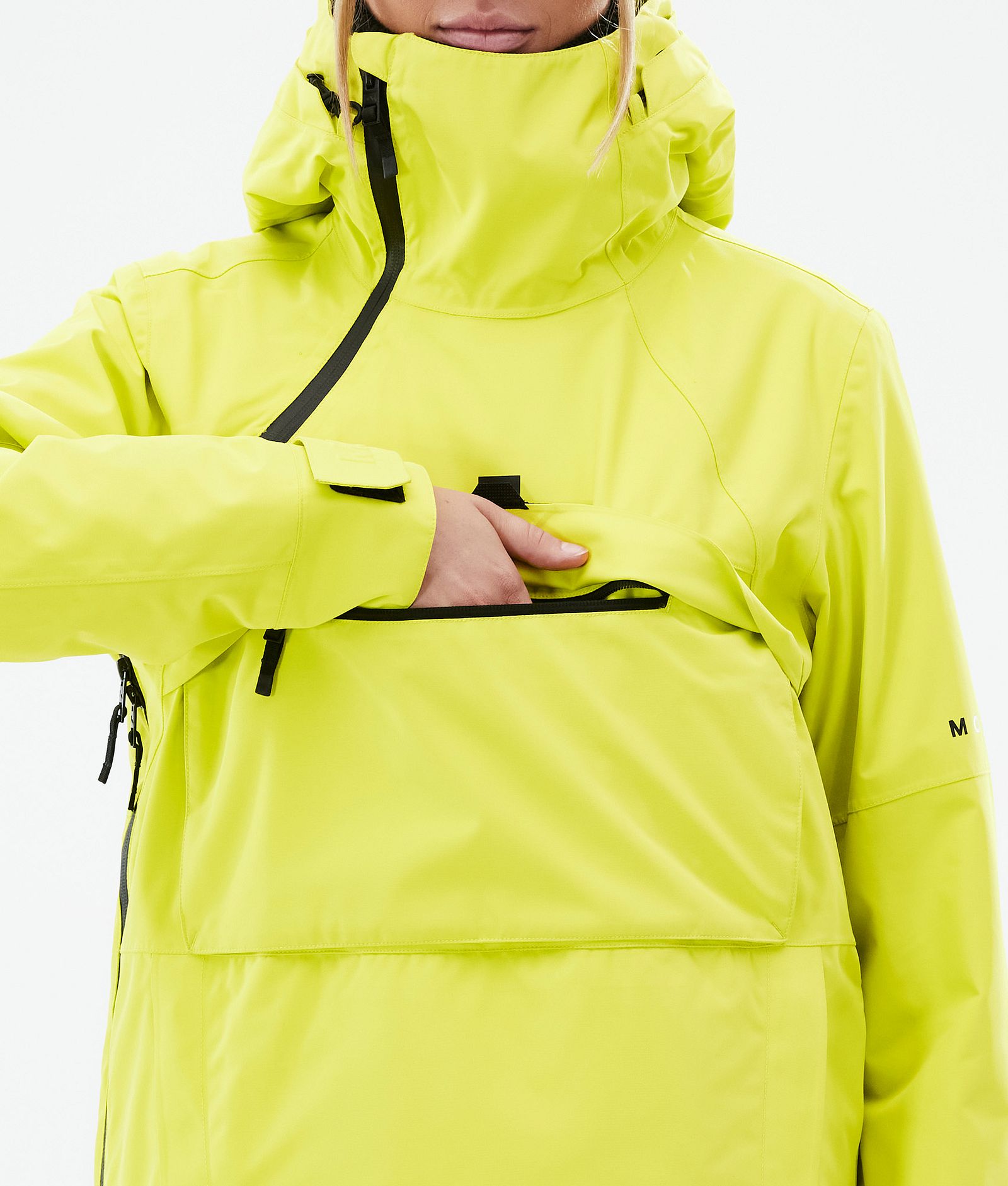 Dune W Snowboardjacke Damen Bright Yellow Renewed, Bild 9 von 9