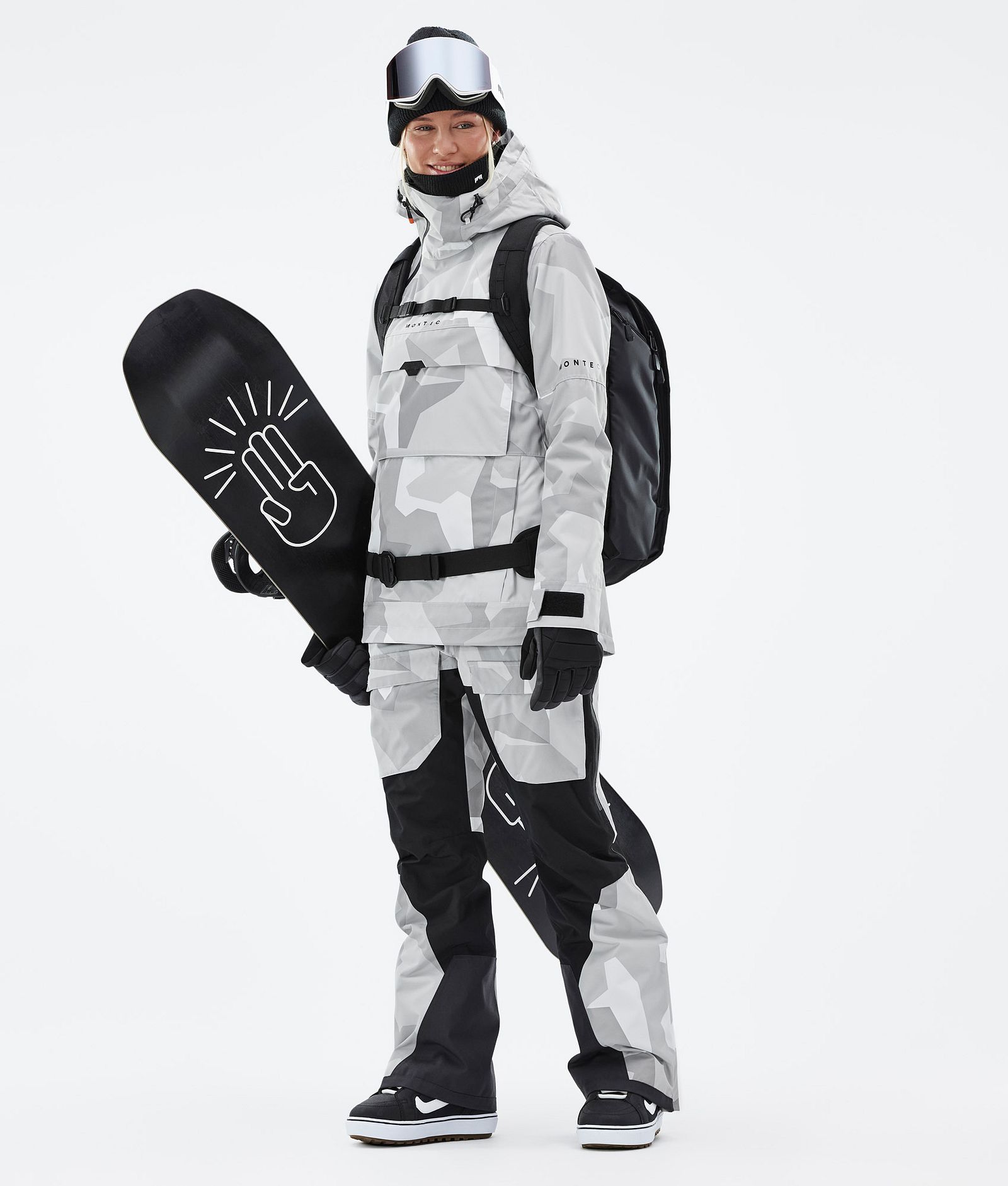 Dune W Veste Snowboard Femme Snow Camo, Image 3 sur 9