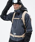Apex Snowboardjacke Herren Metal Blue/Black/Sand, Bild 2 von 10