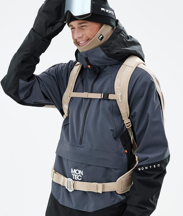 Apex Snowboardjacke Herren Metal Blue/Black/Sand, Bild 2 von 10