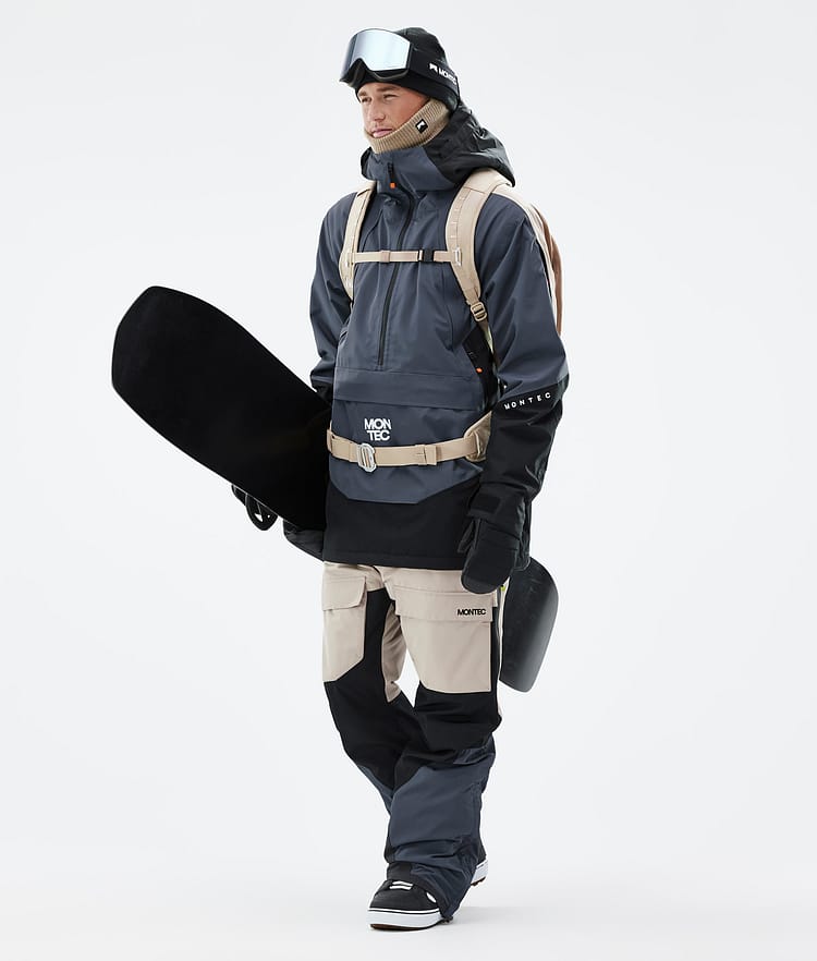 Apex Giacca Snowboard Uomo Metal Blue/Black/Sand, Immagine 3 di 10