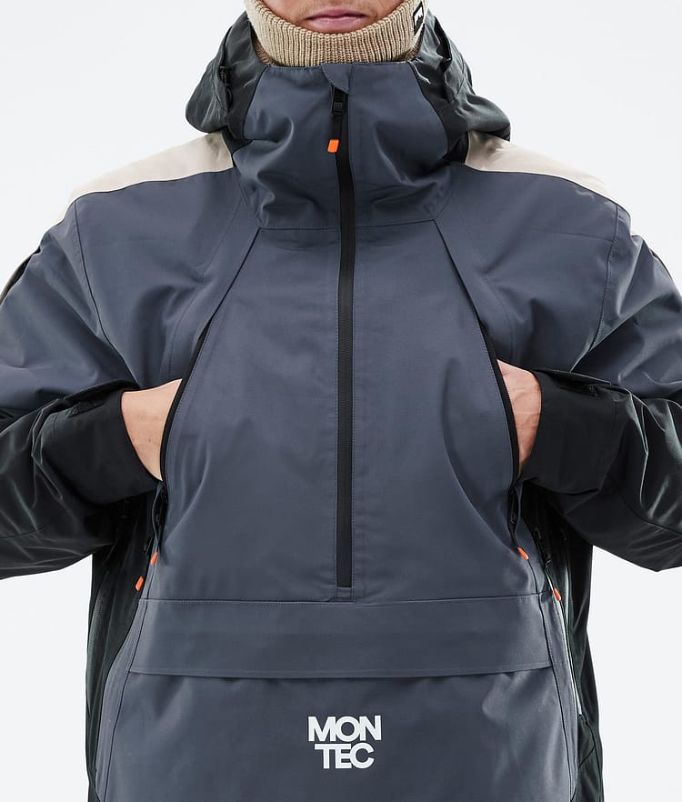 Apex Skijacke Herren Metal Blue/Black/Sand, Bild 9 von 10