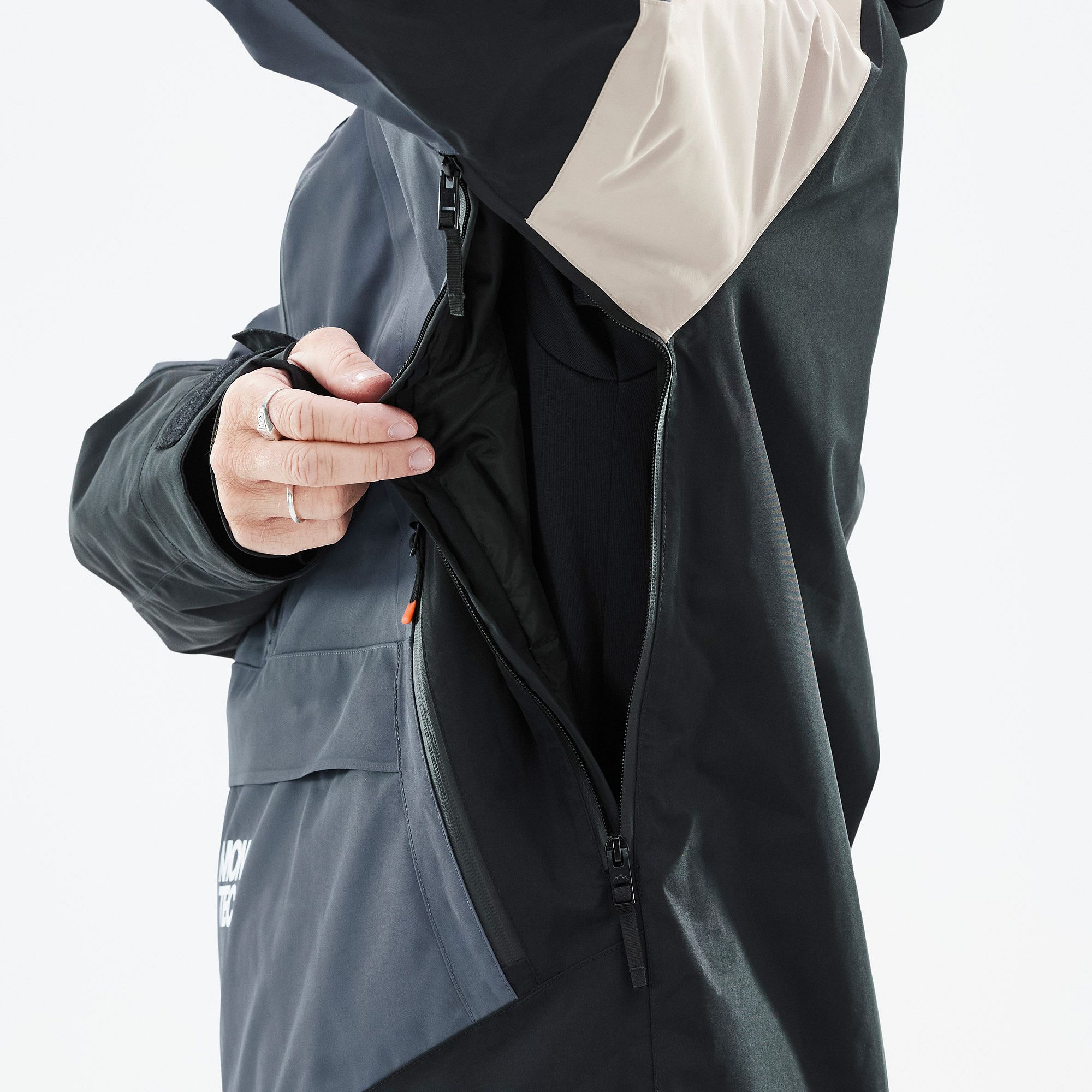 Montec Apex スキージャケット メンズ Metal Blue/Black/Sand - ブルー