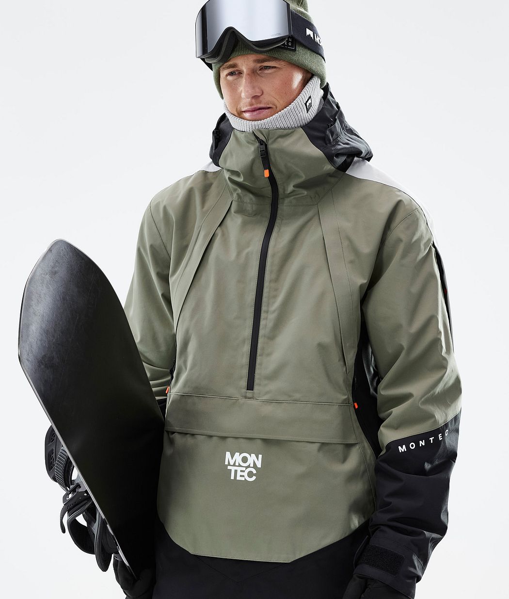 Apex スノーボードジャケット メンズ Greenish/Black/Light Grey
