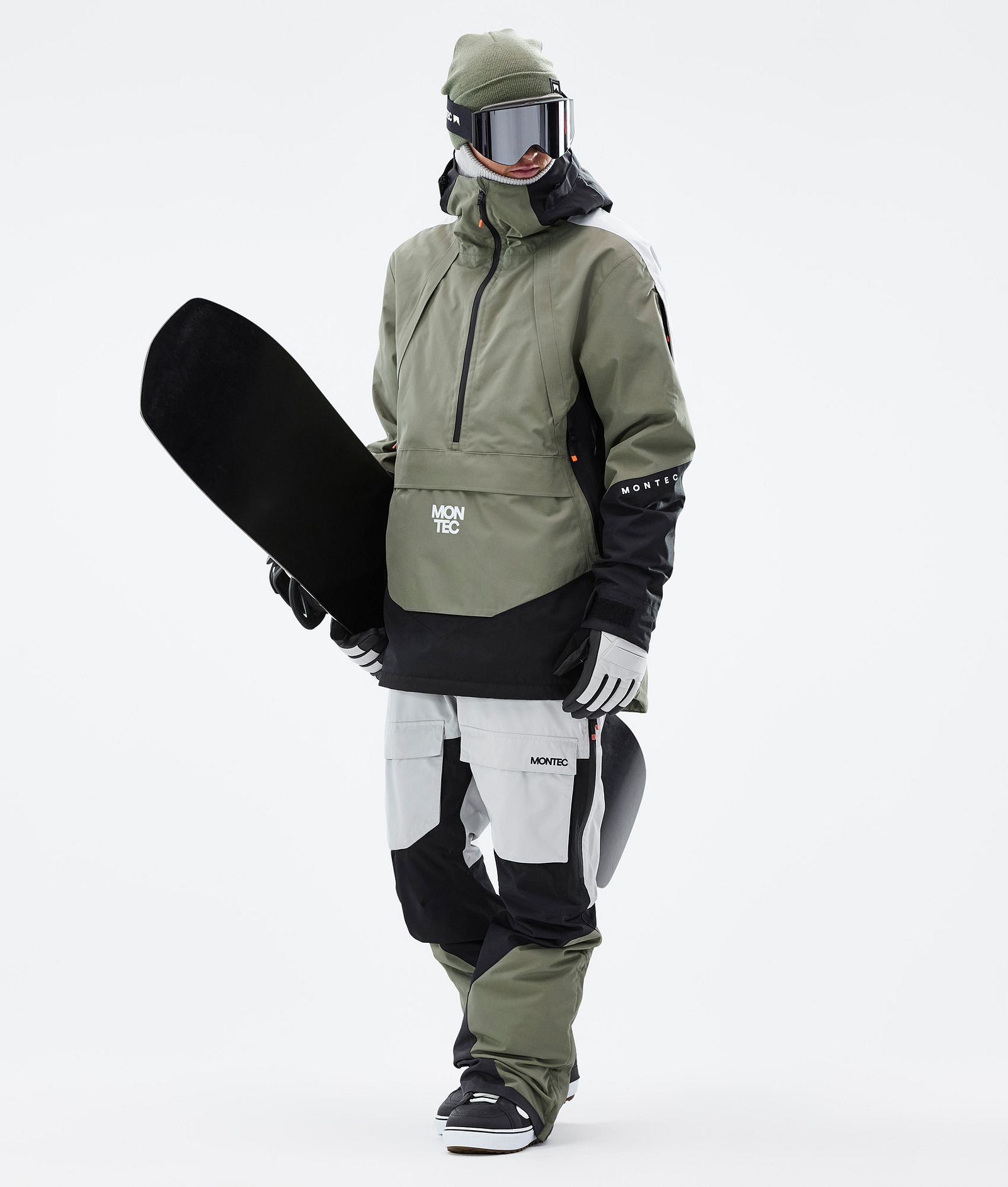 Apex Veste Snowboard Homme Greenish/Black/Light Grey, Image 3 sur 10