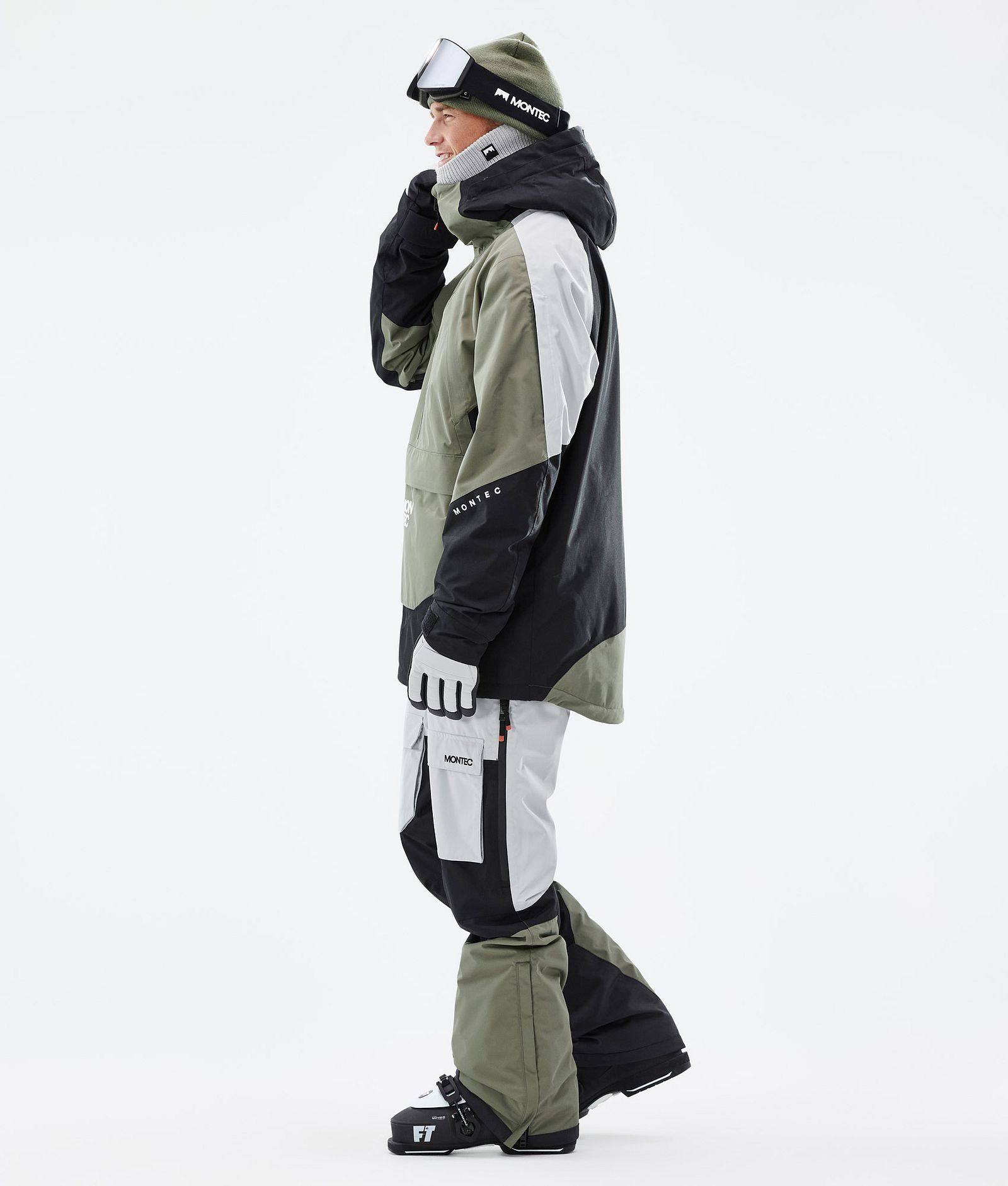 Apex Skijacke Herren Greenish/Black/Light Grey, Bild 5 von 11