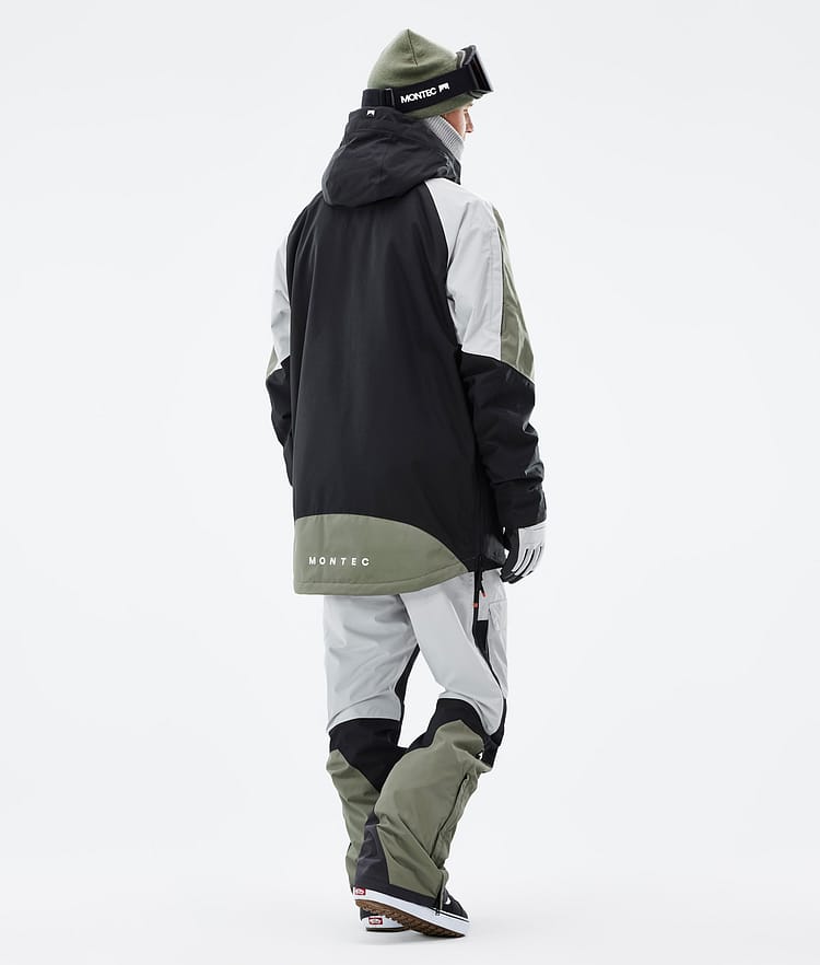 Apex Snowboard Jacket Men Greenish/Black/Light Grey, Image 5 of 10