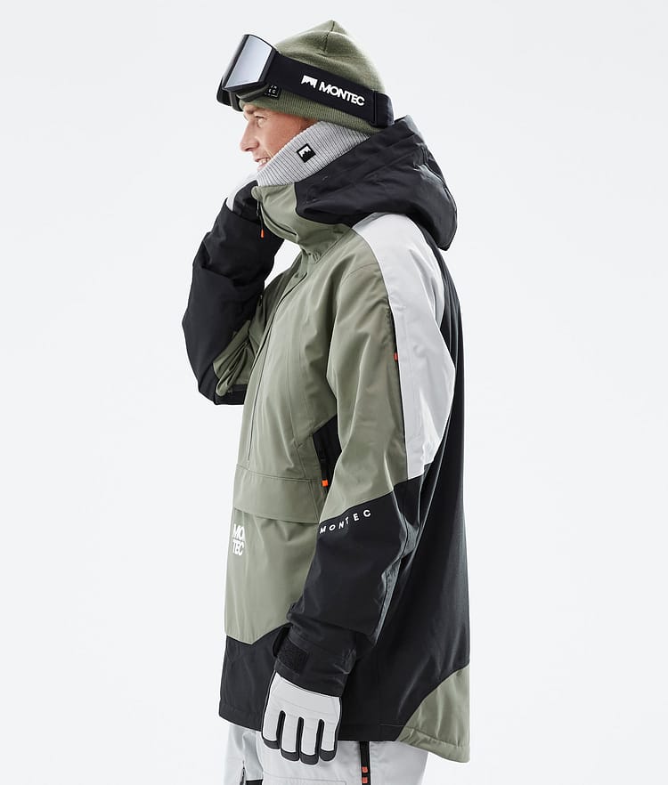 Apex Skijacke Herren Greenish/Black/Light Grey, Bild 7 von 11