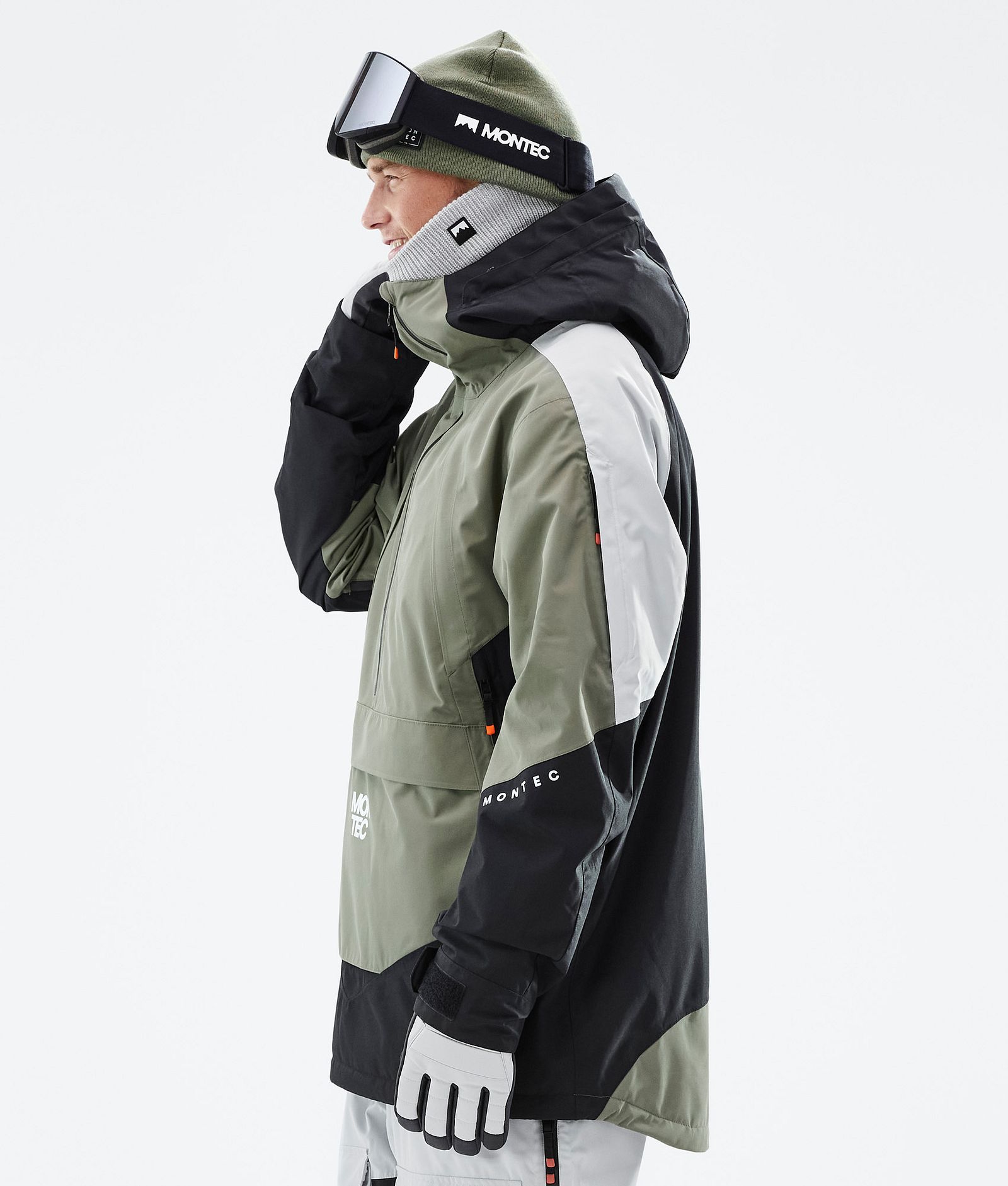 Apex Skijacke Herren Greenish/Black/Light Grey, Bild 7 von 11