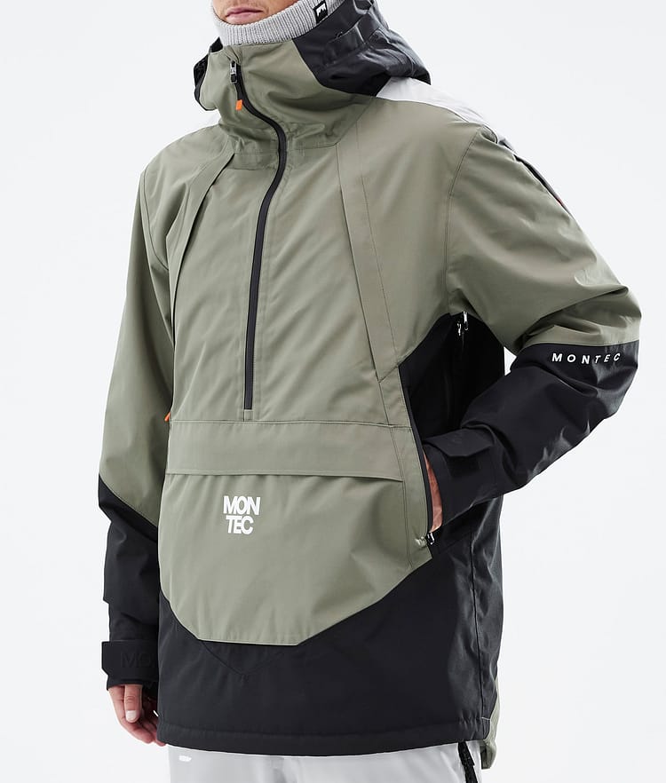 Apex Snowboard Jacket Men Greenish/Black/Light Grey