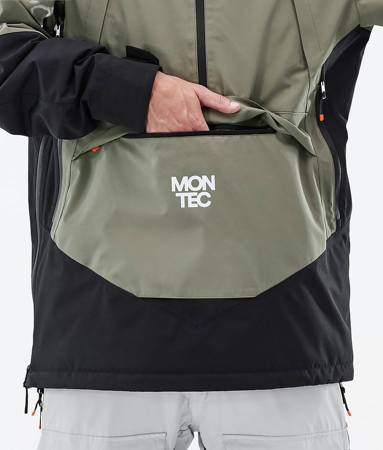 Apex Skijacke Herren Greenish/Black/Light Grey, Bild 10 von 11