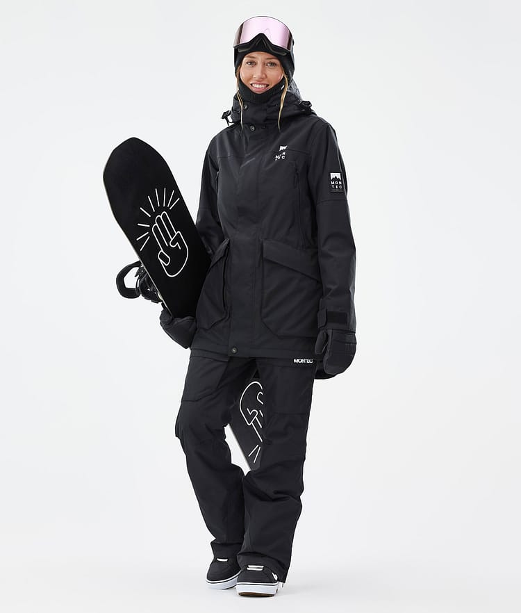 Virago W Snowboardjakke Dame Black, Billede 3 af 10
