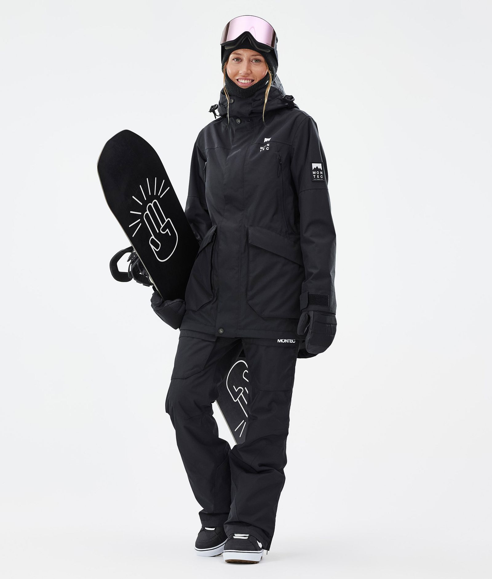 Virago W Snowboardjakke Dame Black, Billede 3 af 10