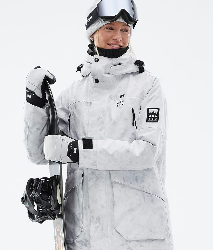 Virago W Snowboard Jacket Women White Tiedye