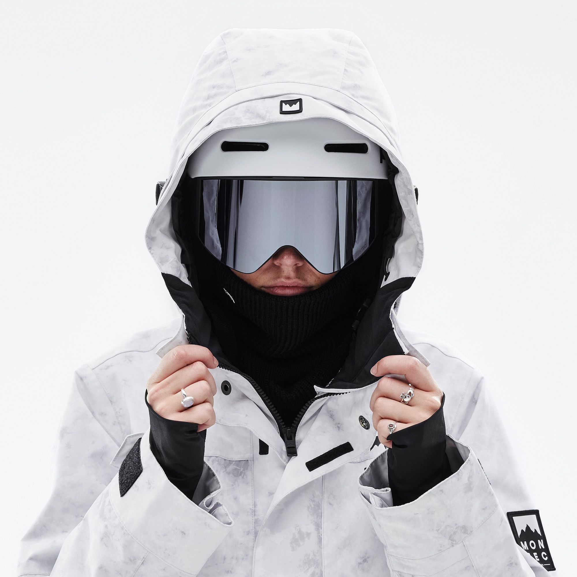 Montec Virago W Snowboard Jacket Women White Tiedye | Montecwear.com