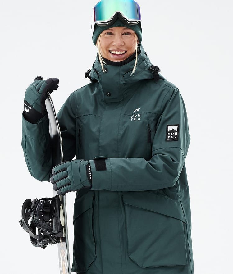 Montec Virago W Chaqueta Snowboard Mujer Dark Atlantic - Verde