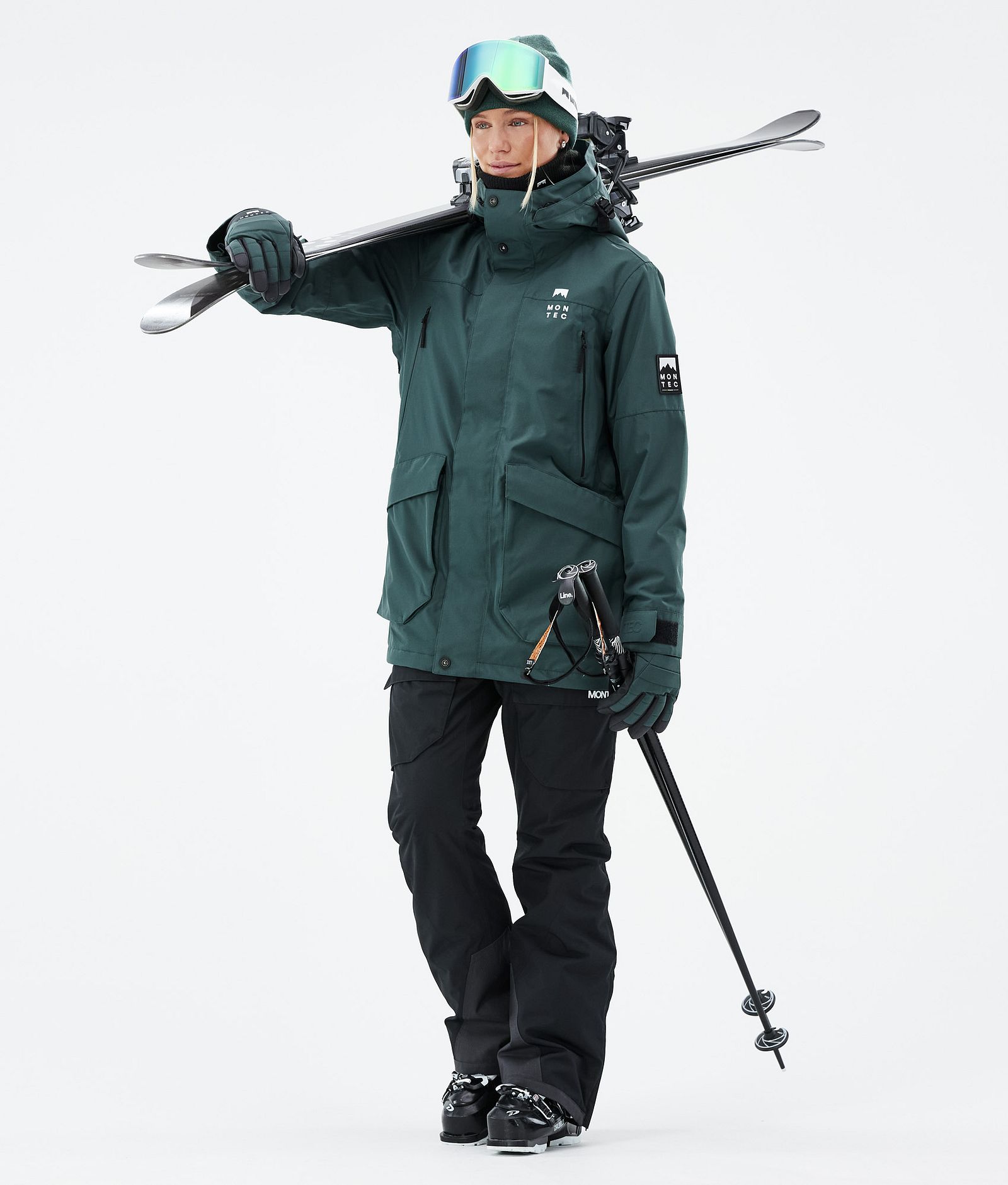 Virago W Skijakke Dame Dark Atlantic, Billede 3 af 10