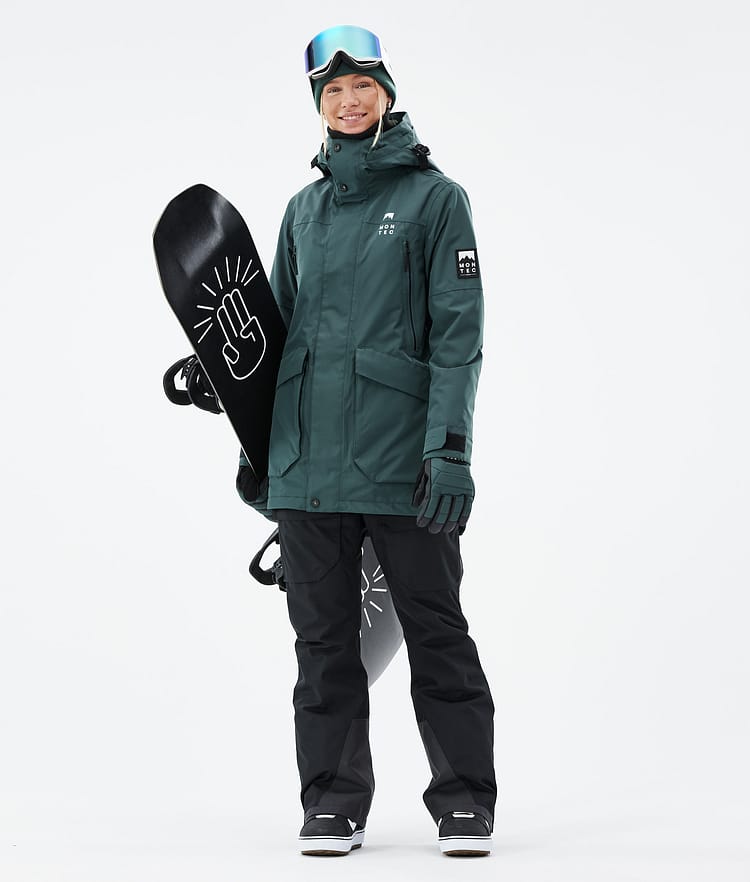 Montec Virago W Chaqueta Snowboard Mujer Dark Atlantic - Verde