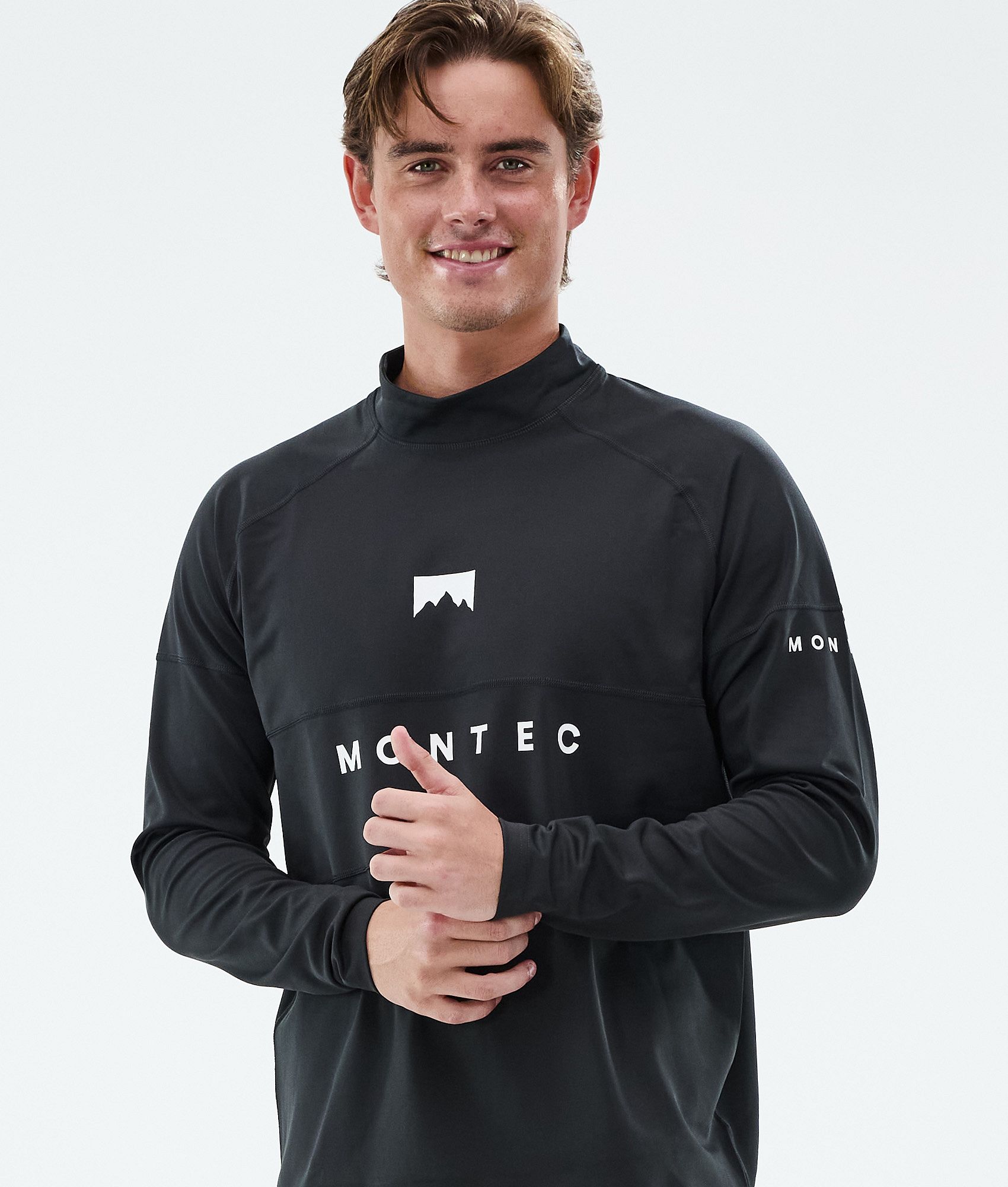 Montec Alpha Base Layer Top Men Black | Montecwear.com