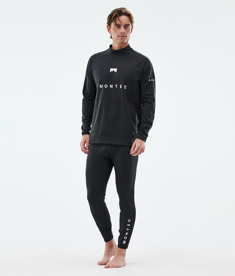 Alpha Base Layer Top Men Black, Image 3 of 5