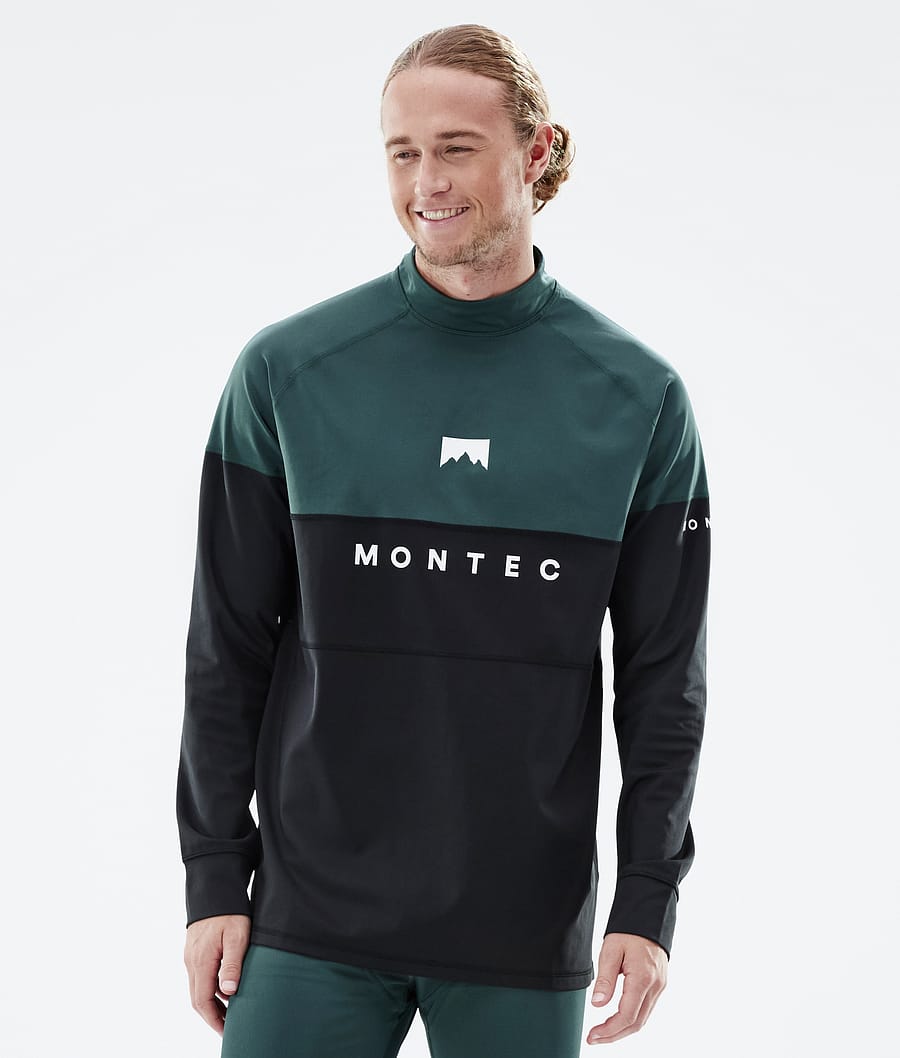 Alpha Base Layer Top Men Dark Atlantic/Black