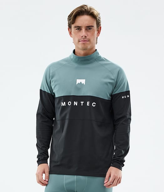 Alpha Tee-shirt thermique Homme Atlantic/Black