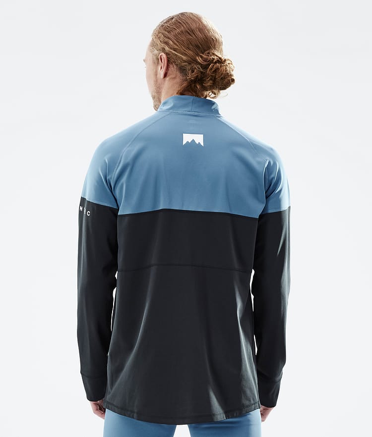 Alpha Base Layer Top Men Blue Steel/Black, Image 3 of 5