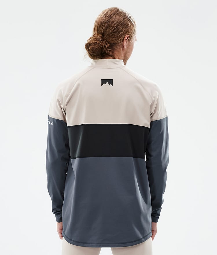 Alpha Base Layer Top Men Sand/Black/Metal Blue