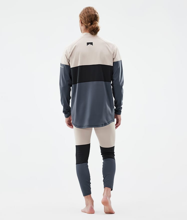 Alpha Base Layer Top Men Sand/Black/Metal Blue, Image 5 of 6